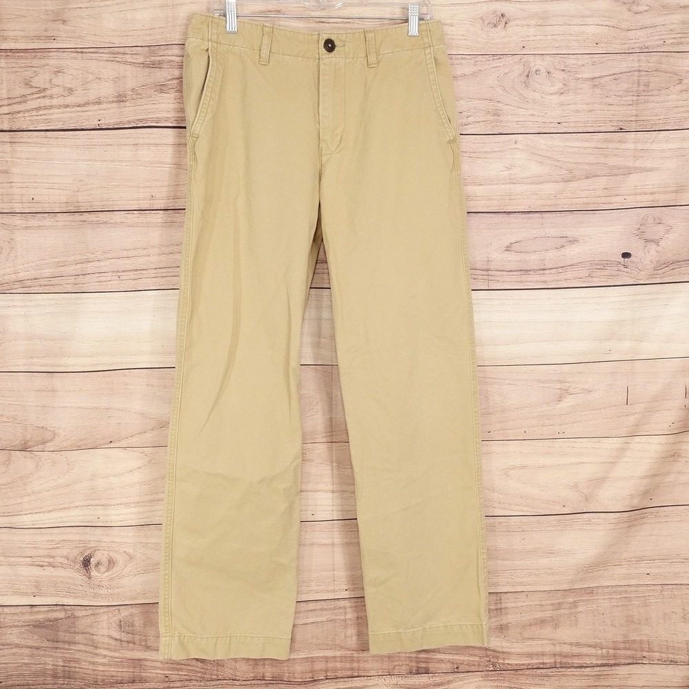 American Eagle Outfitters Chino Pants Mens 32x34 Beige Relaxed Cotton Casual